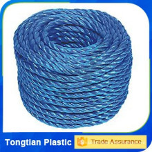 Tongtian factory sale 38mm 3 - 4 strands twisted PP rope